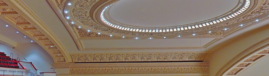 Reference photo of the ceiling border band
